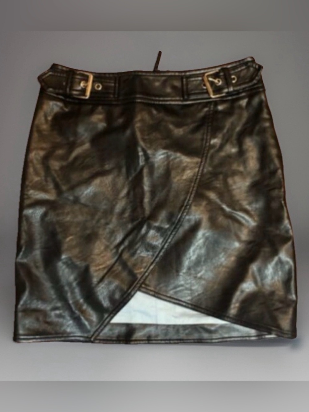 Steampunk Couture Buckle Envelope Skirt